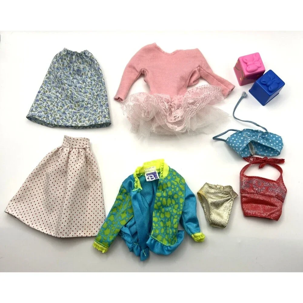 Barbie Doll Clothes/Toys Bundle Lot Barbie/Skipper? 80s 90s
